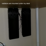radiators under desk